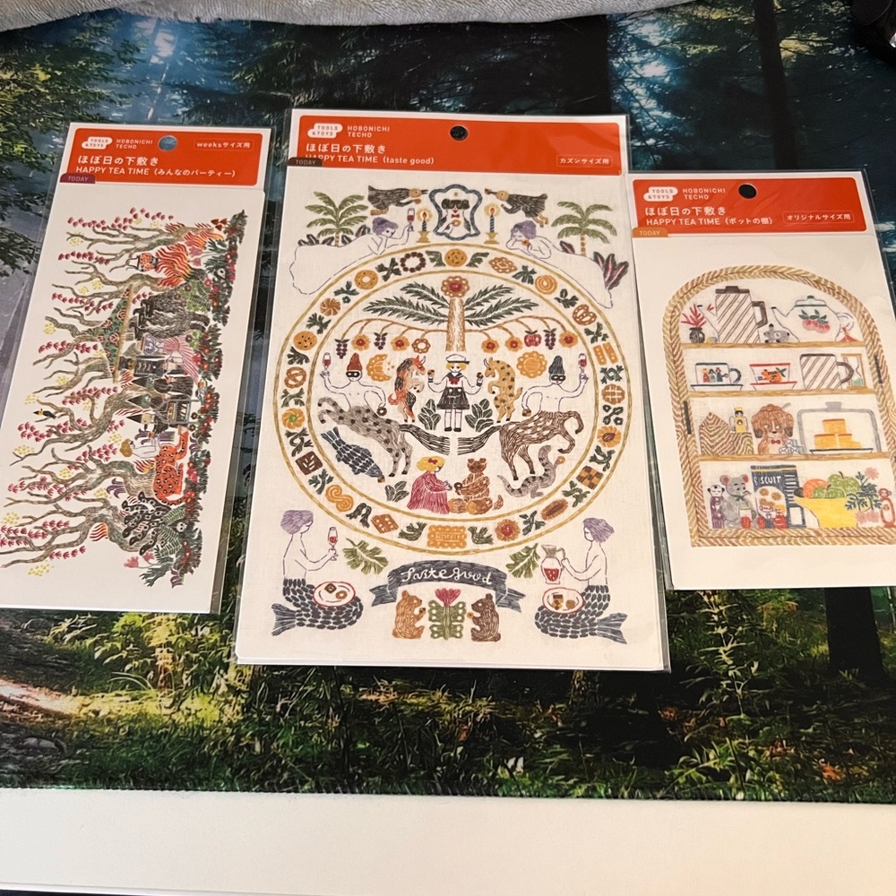 Hobonichi 2026 pencil boards—A6, A5, Weeks